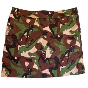 Loudmouth Skort Camo Size 12 Multi-color